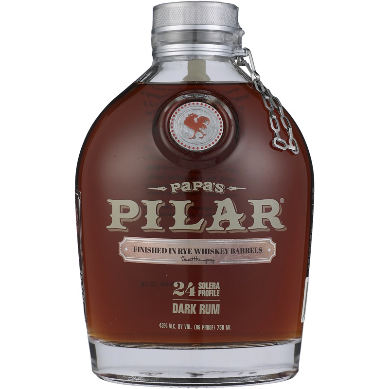Papa'S Pilar Dark Rum Finished In Rye Whiskey Barrels 86 750ML