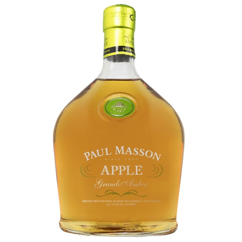 PAUL MASSON APPLE FLAVORED BRANDY GRANDE AMBER 54 750ML