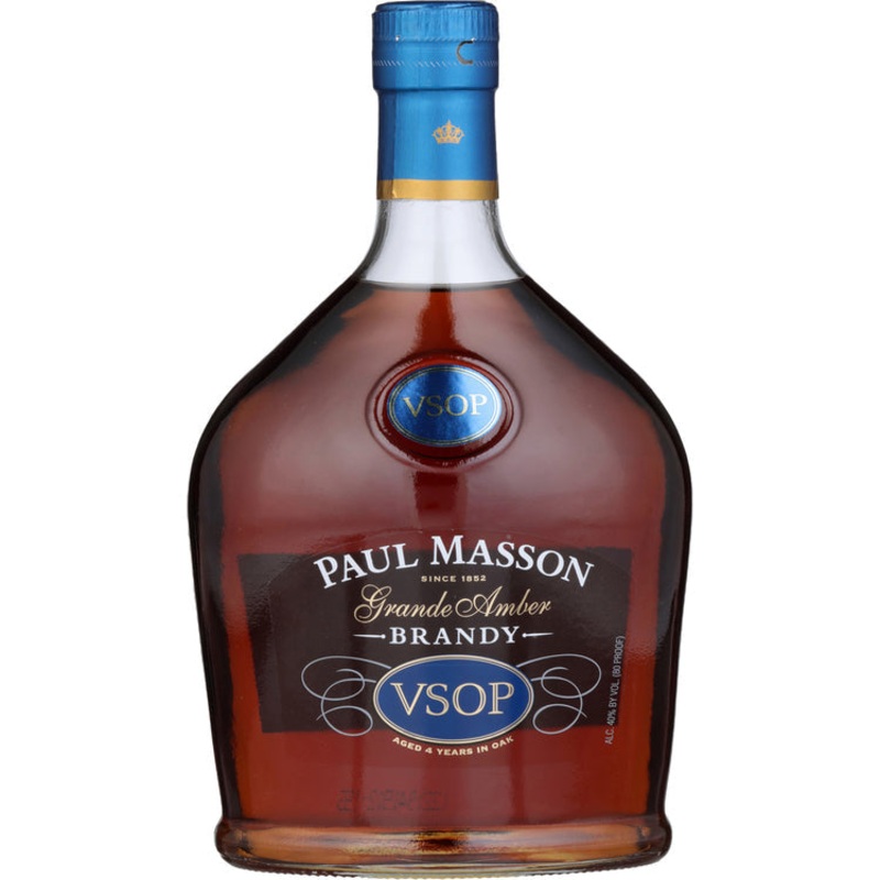 PAUL MASSON BRANDY VSOP GRANDE AMBER 4 YR 80 750ML