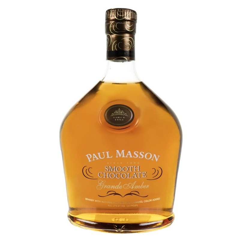 PAUL MASSON CHOCOLATE FLAVORED BRANDY GRANDE AMBER SMOOTH 54 750ML