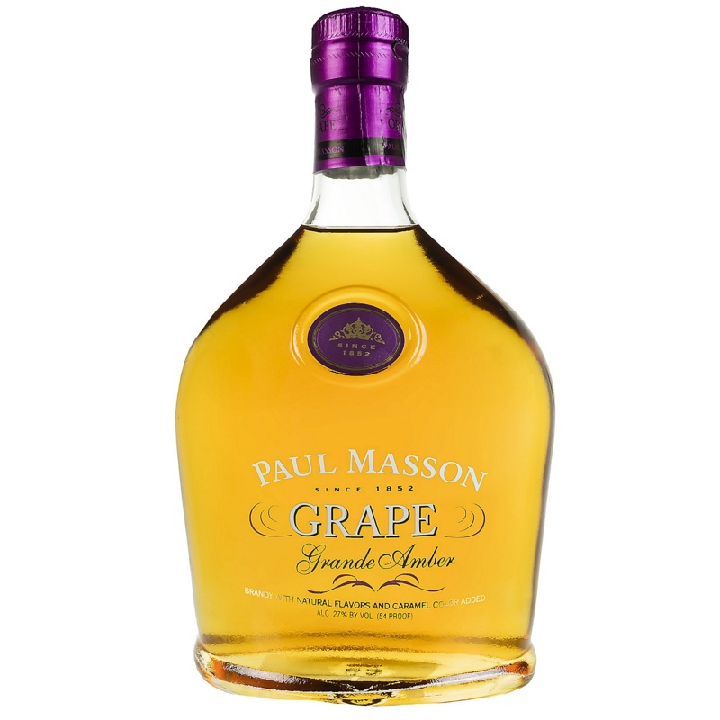 PAUL MASSON GRAPE FLAVORED BRANDY GRANDE AMBER 54 750ML
