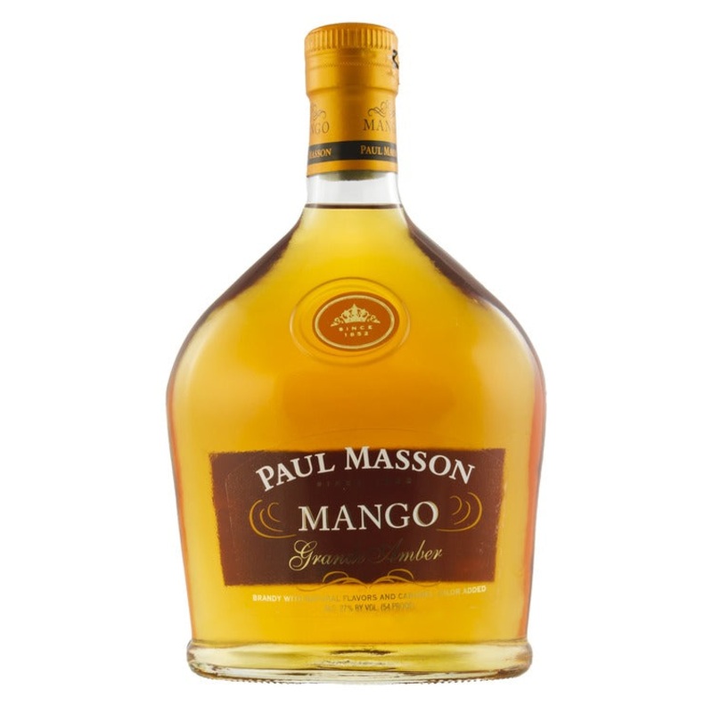 PAUL MASSON MANGO FLAVORED BRANDY GRANDE AMBER 54 750ML