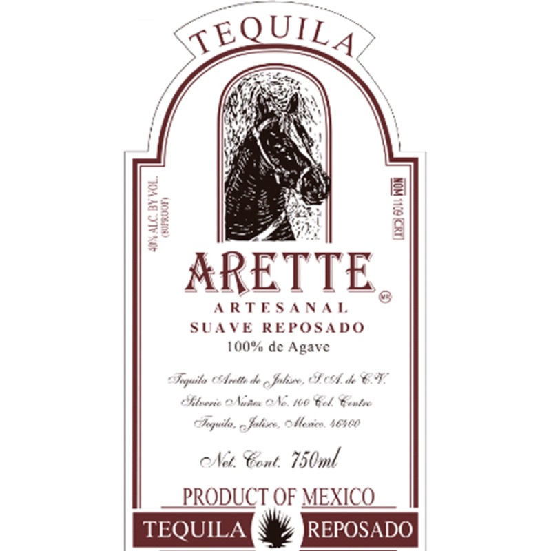 TEQUILA ARETTE ARTESANAL REPOSADO 750 mL