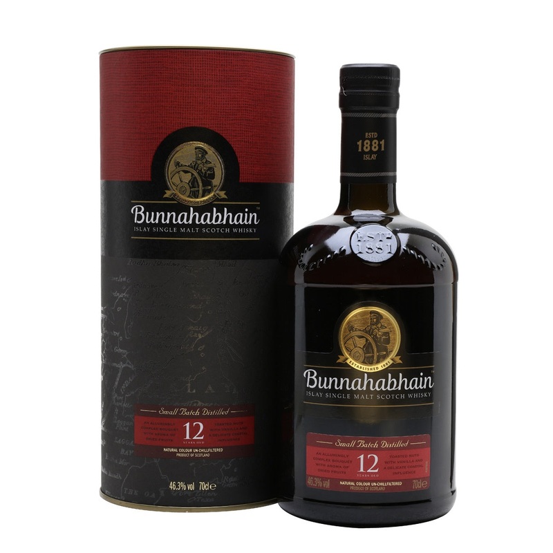 Bunnahabhain 12 year Islay Whisky 70cl 46.3% abv