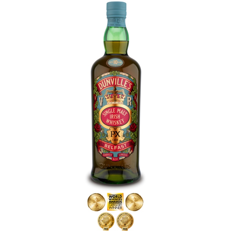 Dunvilles VR 10 Year Old PX Cask Irish Single Malt 46% abv 70cl