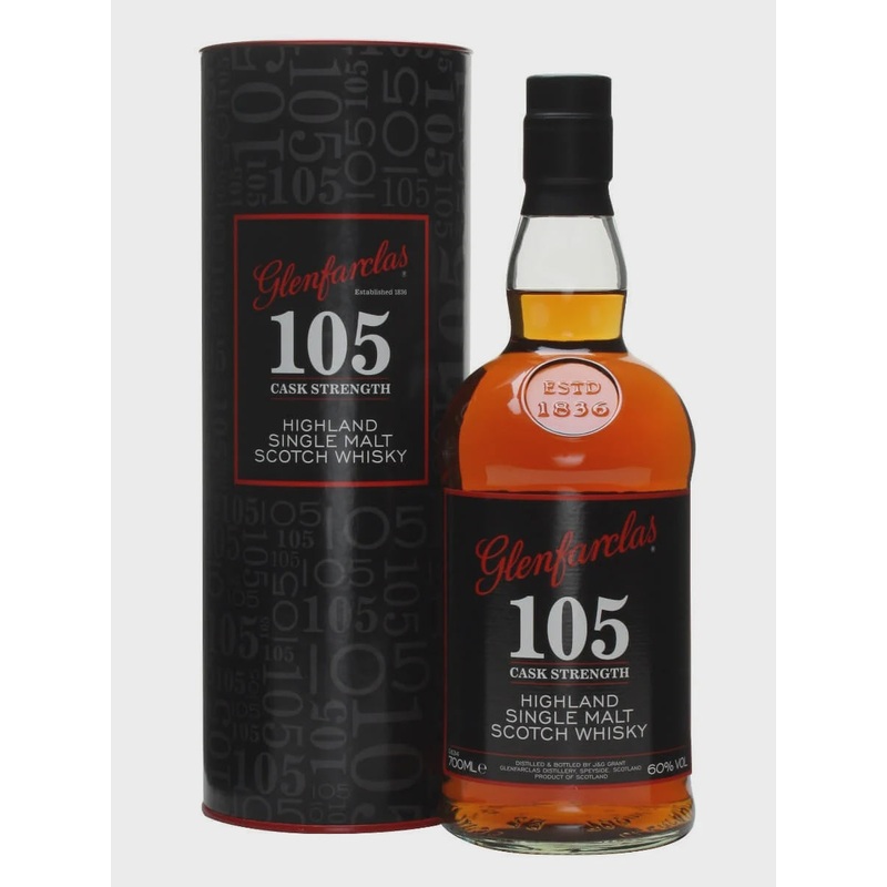 Glenfarclas 105 Speyside Single Malt Scotch Whisky  60% abv 70cl