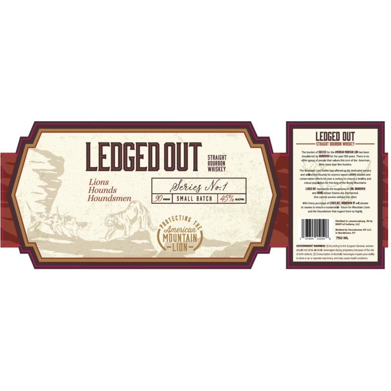 Ledged Out Straight Bourbon Whiskey Series No.1