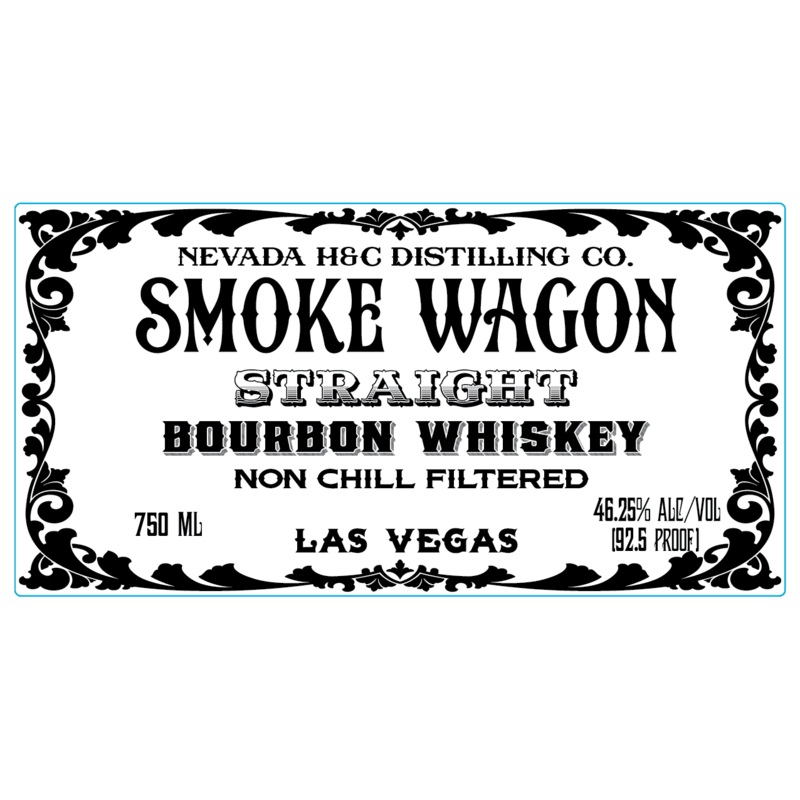Smoke Wagon Straight Bourbon Whiskey Non-Chill Filtered