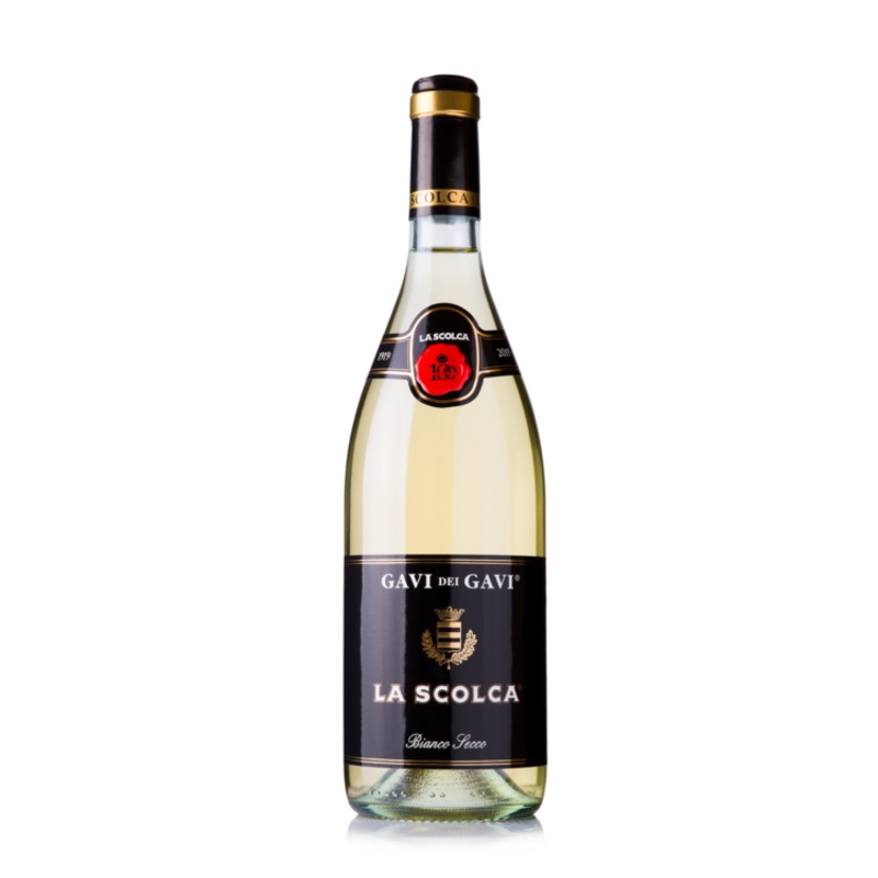 LA SCOLCA GAVI BLK LBL 18 GOLD BTL