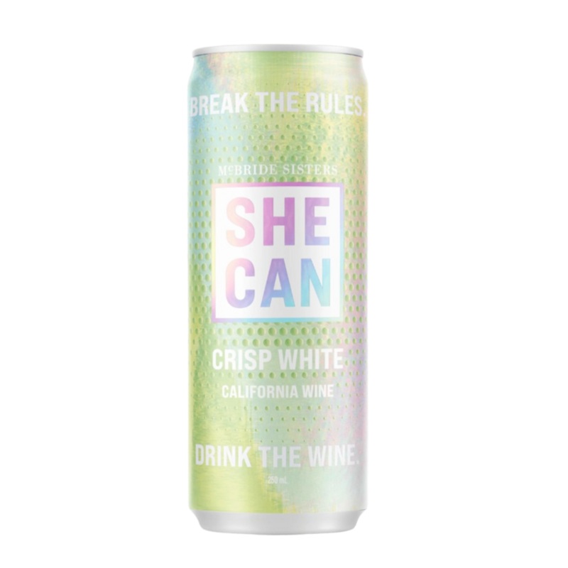 SHE CAN CRISP WHITE CAN 6/4PK
