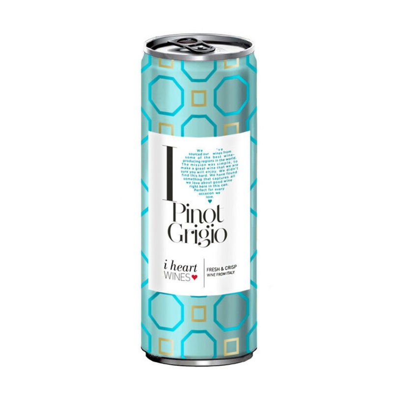 I HEART PINOT GRIGIO CAN 12/4PK