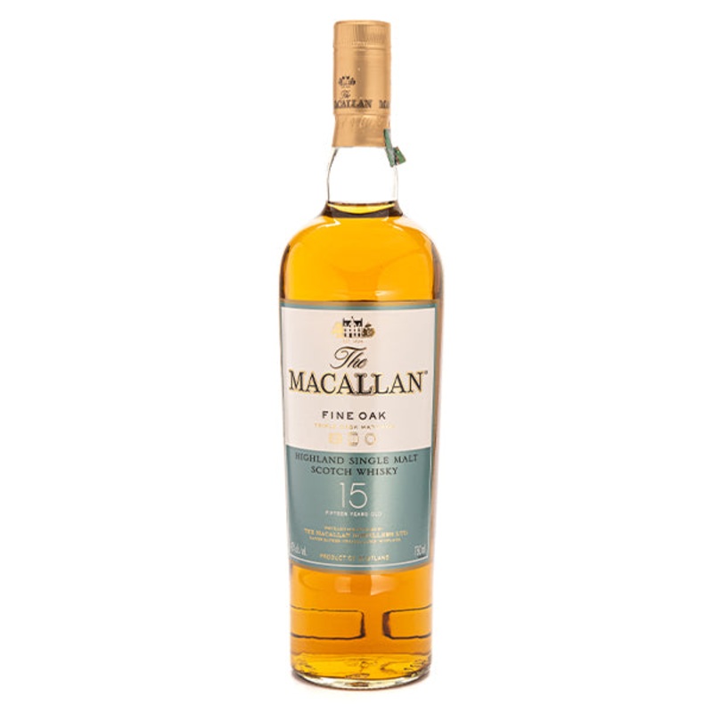 Macallan Fine Oak Scotch 15 Year - 750ml