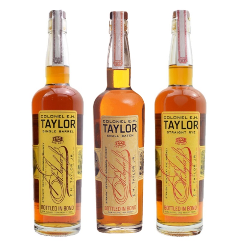 Colonel E.H Taylor Small Batch, Single Barrel and Straight Rye Bundle  - 750ml