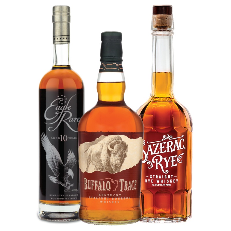 Eagle Rare 10 Year, Buffalo Trace Bourbon and Sazerac Rye Bundle