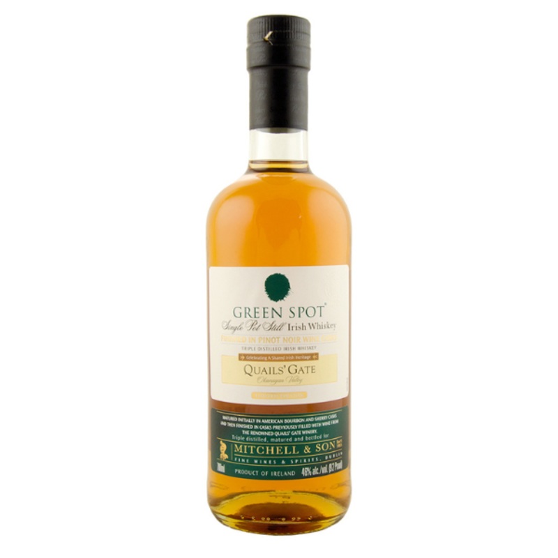 Green Spot Quails Gate Single Pot Still Irish Whiskey