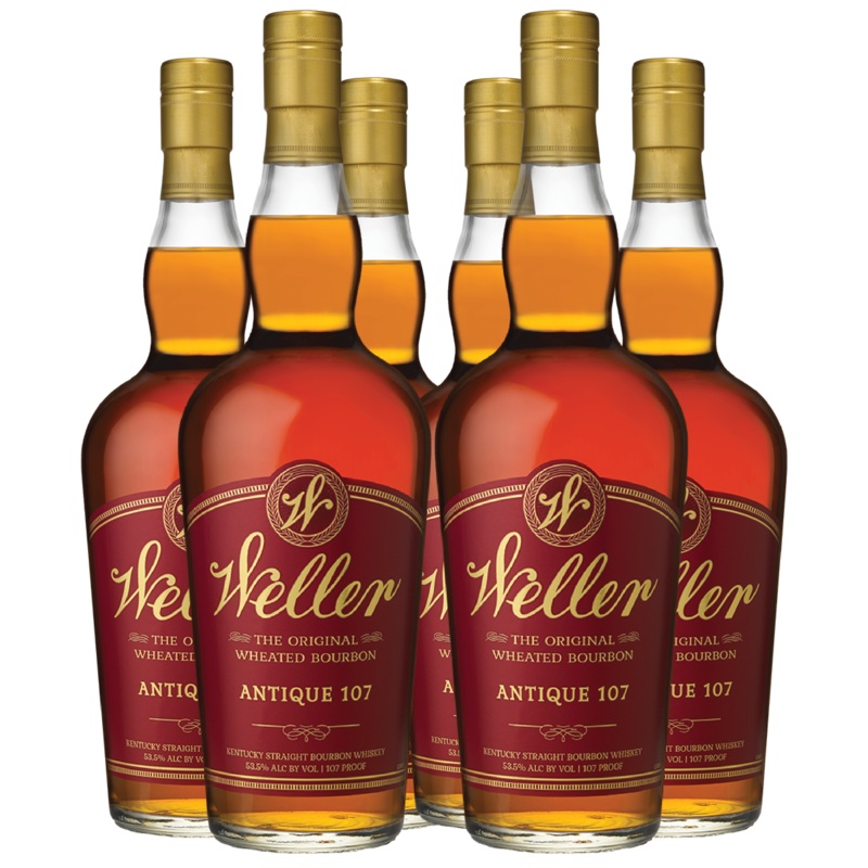6 - W.L. Weller Antique 107 Bourbon Bundle