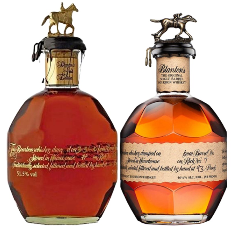 Blantons Gold Edition and Blanton's Single Barrel Bourbon Bundle