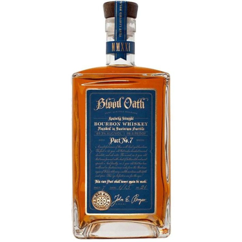 Blood Oath Pact 7 Bourbon Whiskey