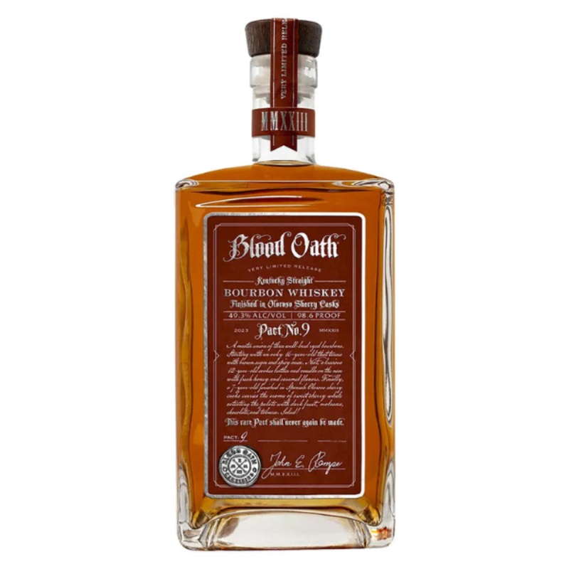 Blood Oath Pact No. 9 Kentucky Straight Bourbon Whiskey