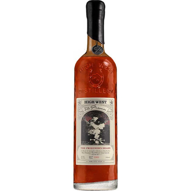 HIGH WEST THE PRISONER'S SHARE BLEND OF STRAIGHT WHISKEYS