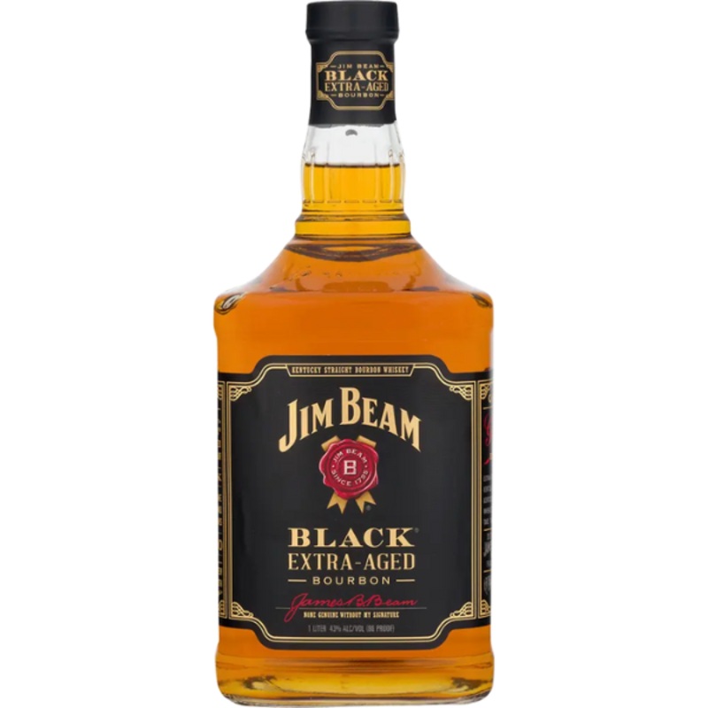 JIM BEAM Black Label Bourbon Whiskey Extra Aged