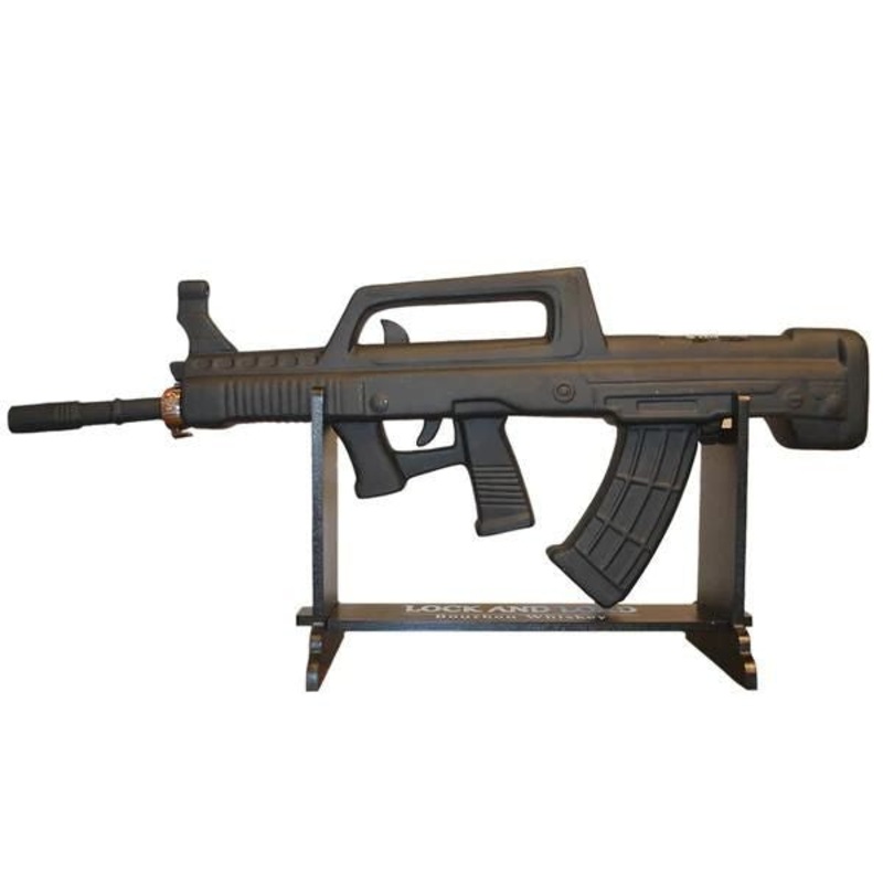 Lock And Load Rifle Shaped Bourbon Whiskey (1.75L)