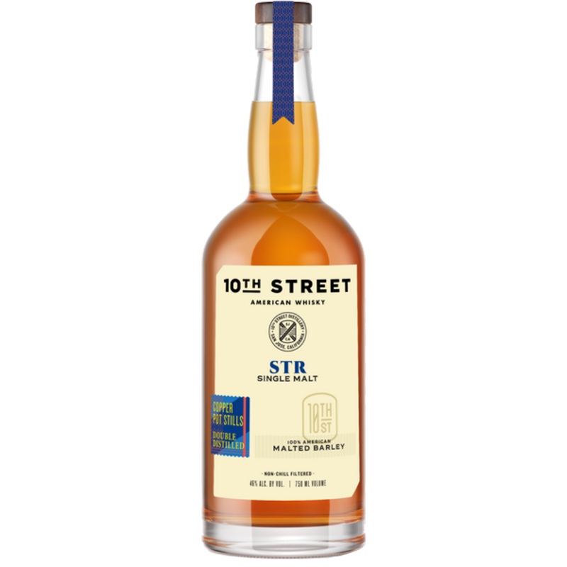 10th Street STR Unpeated American Single Malt Whiskey