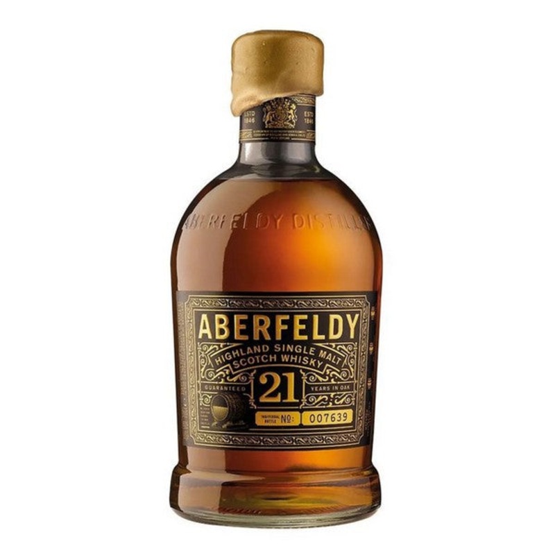 Aberfeldy Highlands Single Malt Whisky 21yr (wood box)