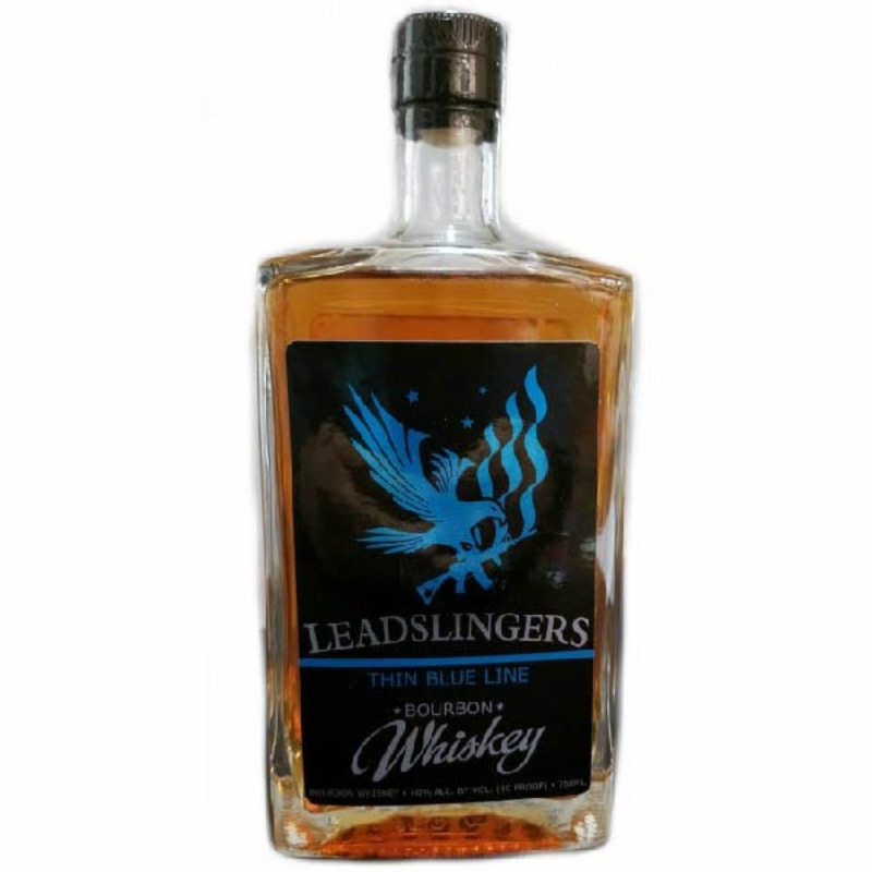 Leadslingers Thin Blue Line Bourbon Whiskey - 750ml