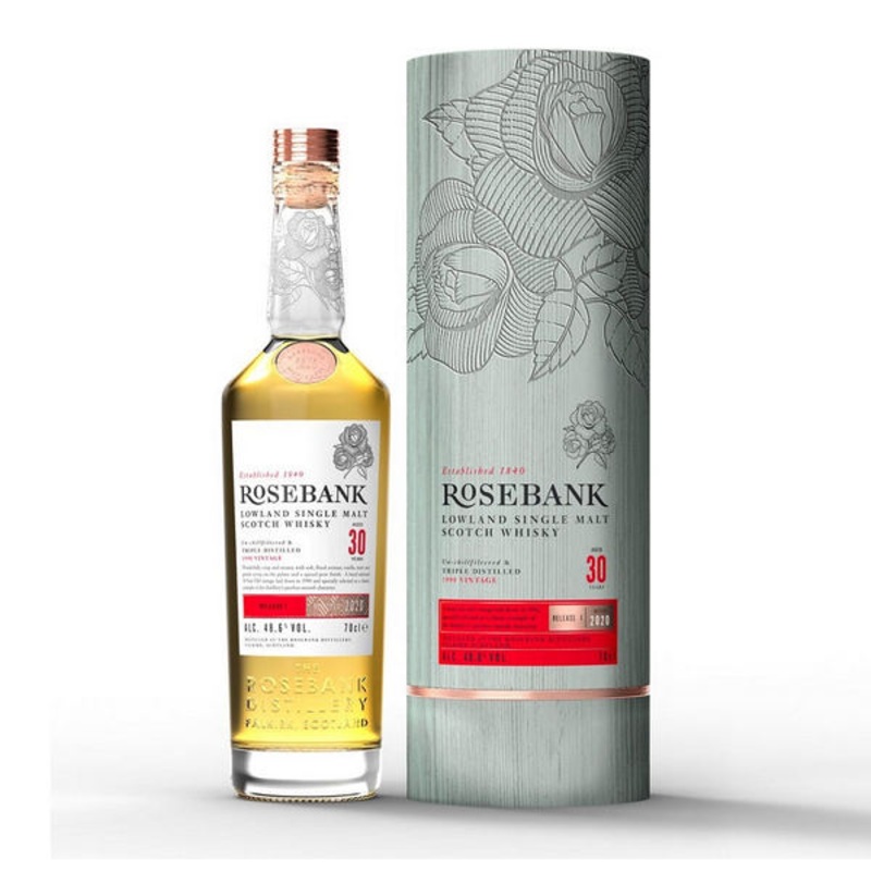 Rosebank 30 Year Old Lowland Single Malt Scotch Whisky