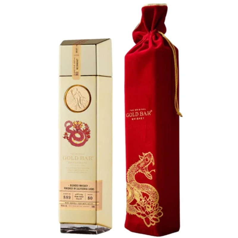 Gold Bar Premium Whiskey Lunar Year Of Snake Whiskey 750ml