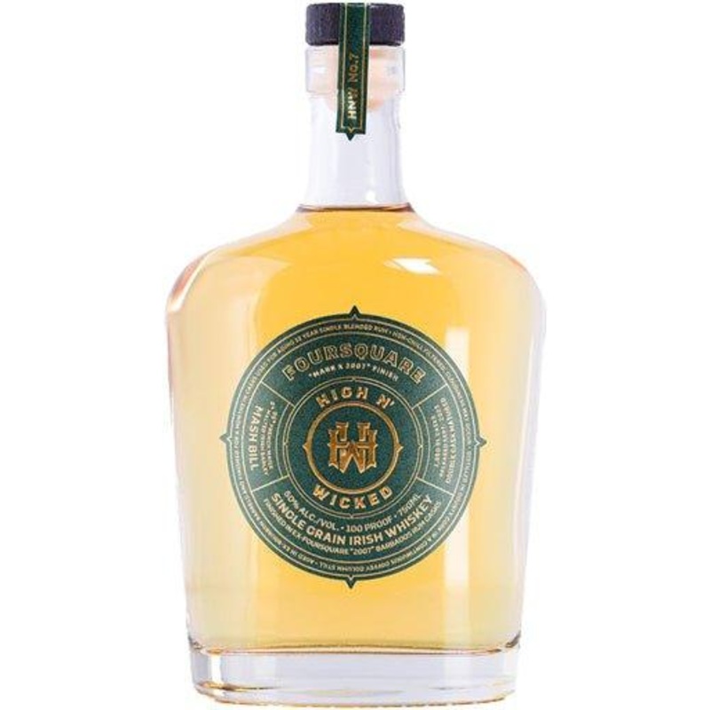 High n' Wicked Foursquare Single Grain Irish Whiskey 750ml