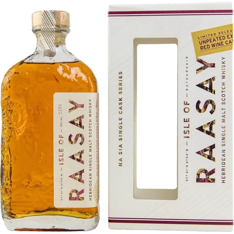 Isle of Raasay Unpeated Ex-Bordeaux Red Wine Single Cask Single Malt Whisky 700ml