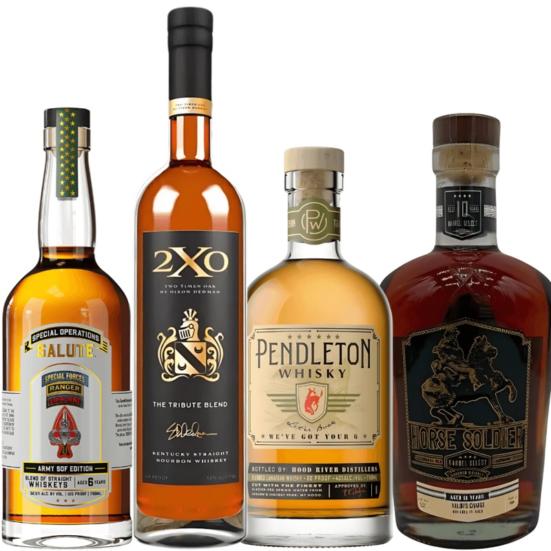 Support the Troops Bundle  Military Tribute Whiskey Collection