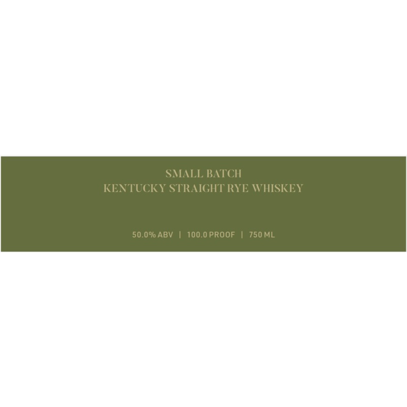 Frank August Small Batch Kentucky Straight Rye Whiskey