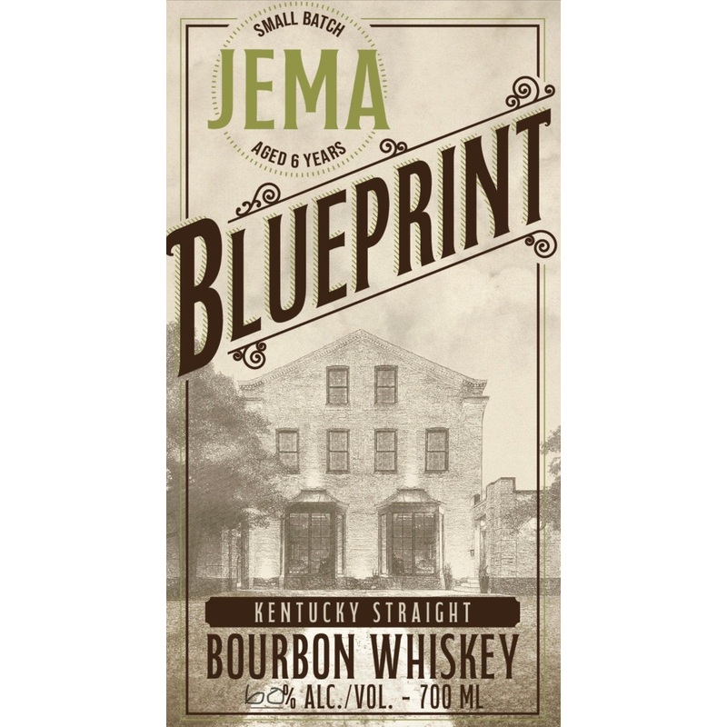 Jema Blueprint Kentucky Straight Bourbon Whiskey Small Batch, Aged 6 Years