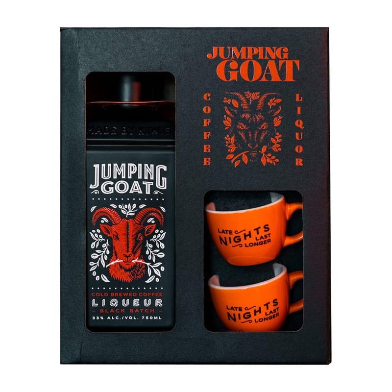 Jumping Goat Coffee Infused Whiskey Gift Set