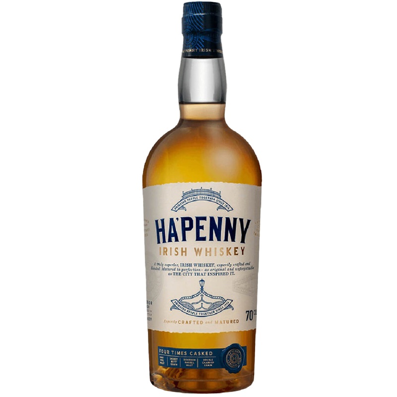 Ha'penny Four Cask Irish Whiskey 70cl