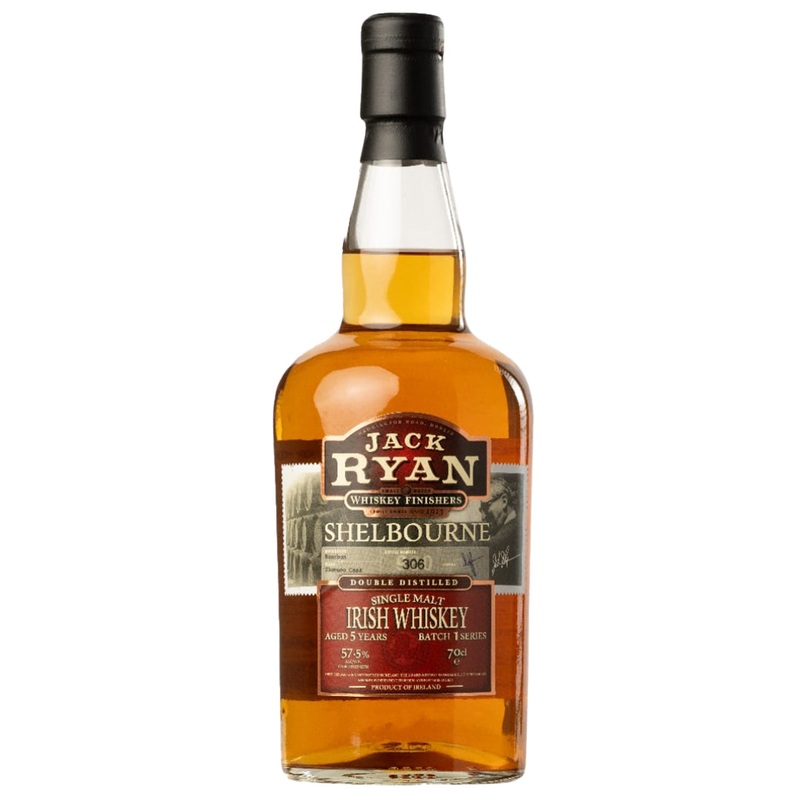 Jack Ryan Shelbourne 5 Year Old Bourbon Finish 70cl