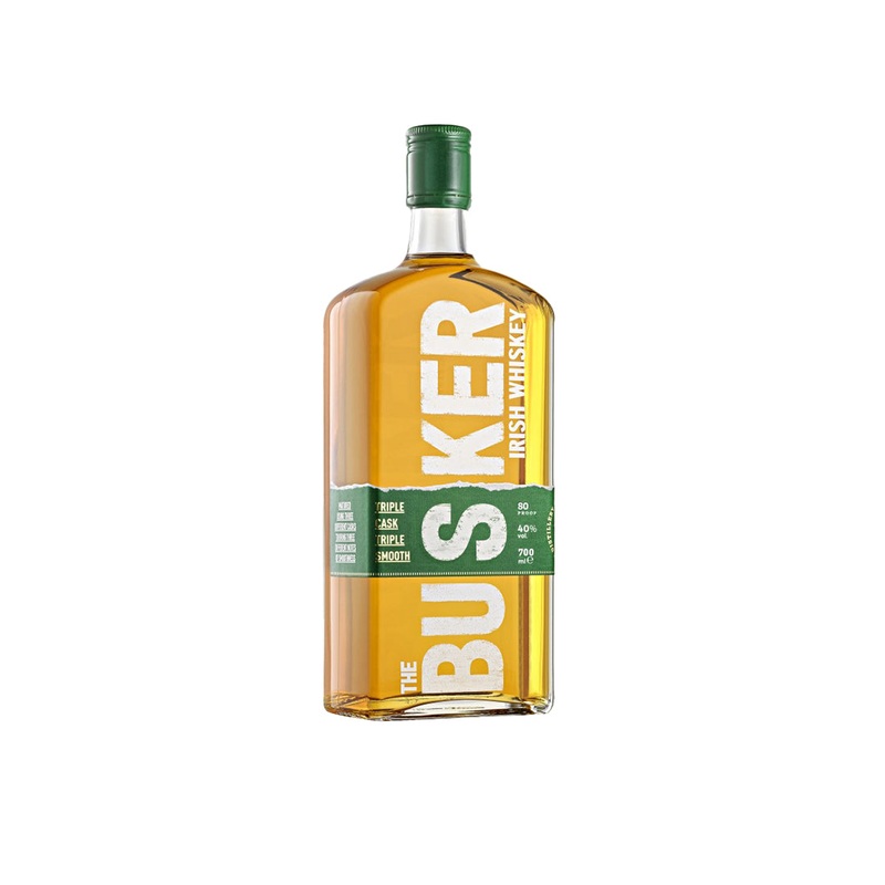 Busker Triple Cask Irish Whiskey 70cl