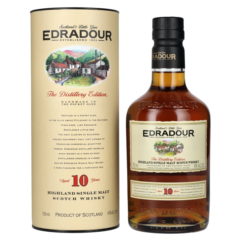 Edradour 10 Years Old 43% Vol. 0,7l in Giftbox