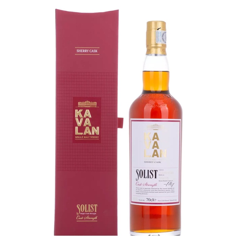 Kavalan SOLIST Single Malt Whisky OLOROSO SHERRY CASK Cask Strength 59,4% Vol. 0,7l in Giftbox