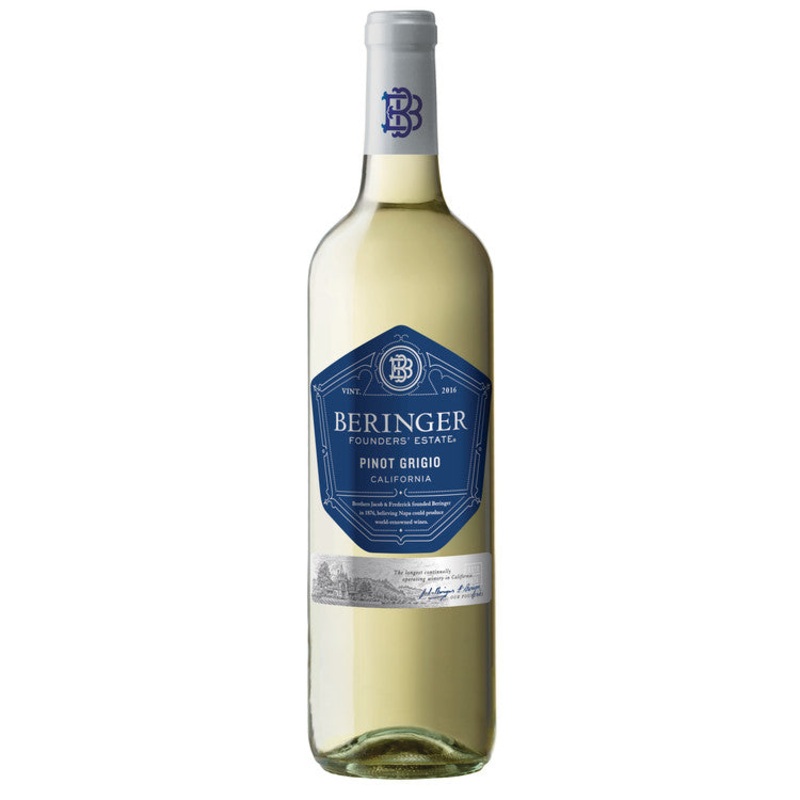 BERINGER FOUNDERS' ESTATE PINOT GRIGIO CALIFORNIA 750ML