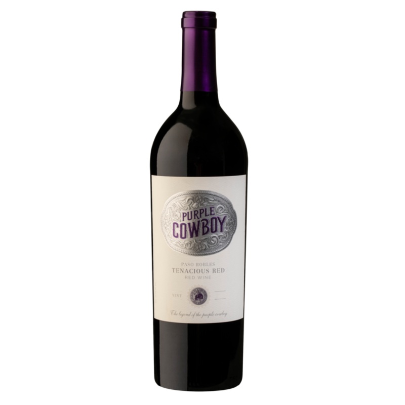 PURPLE COWBOY TENACIOUS RED PASO ROBLES 750ML