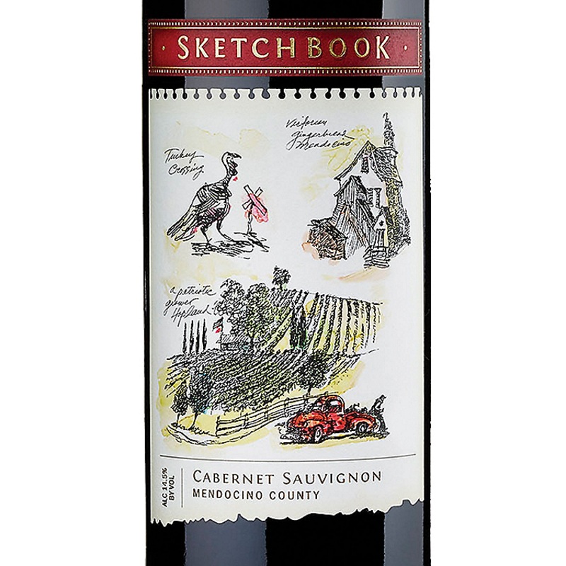 SKETCHBOOK CABERNET SAUVIGNON MENDOCINO COUNTY 2020 750ML