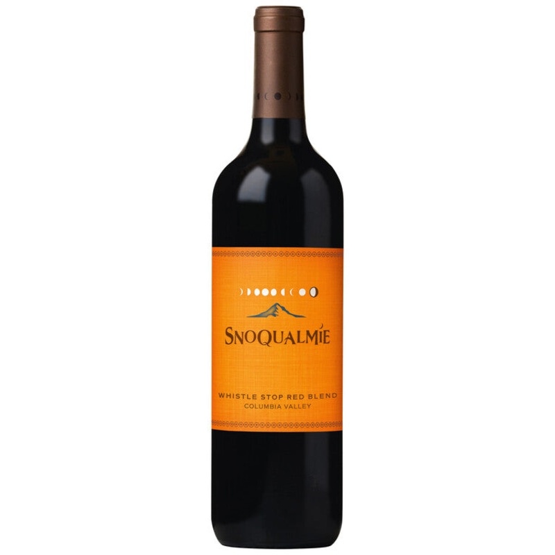 SNOQUALMIE VINEYARDS CABERNET/MERLOT WHISTLESTOP RED COLUMBIA VALLEY 750ML
