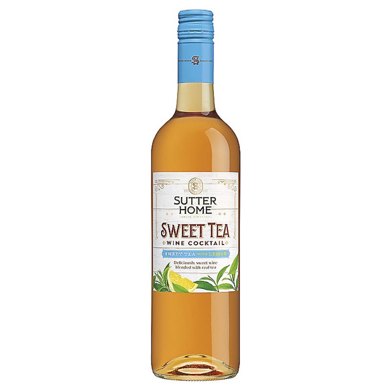 SUTTER HOME SWEET TEA WINE COCKTAIL SWEET TEA WITH LEMON 750ML