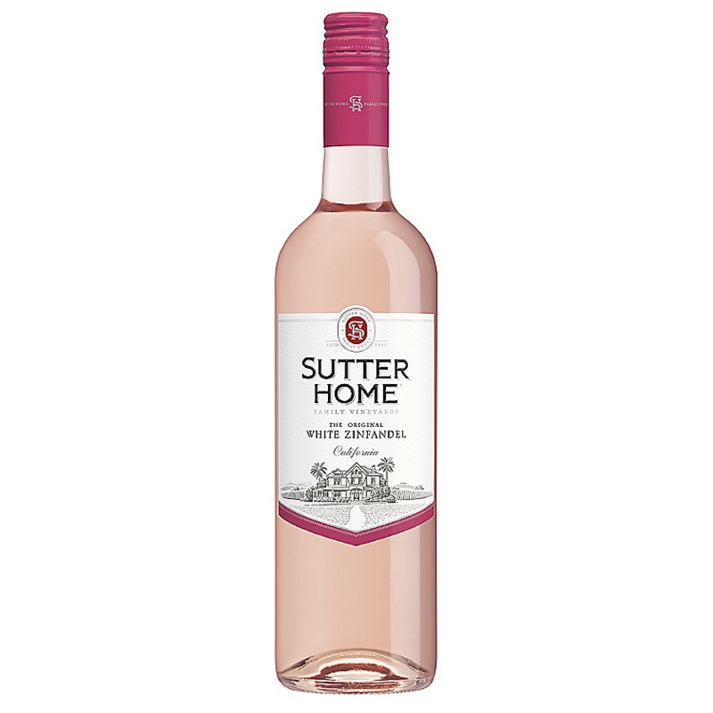 SUTTER HOME WHITE ZINFANDEL CALIFORNIA 750ML