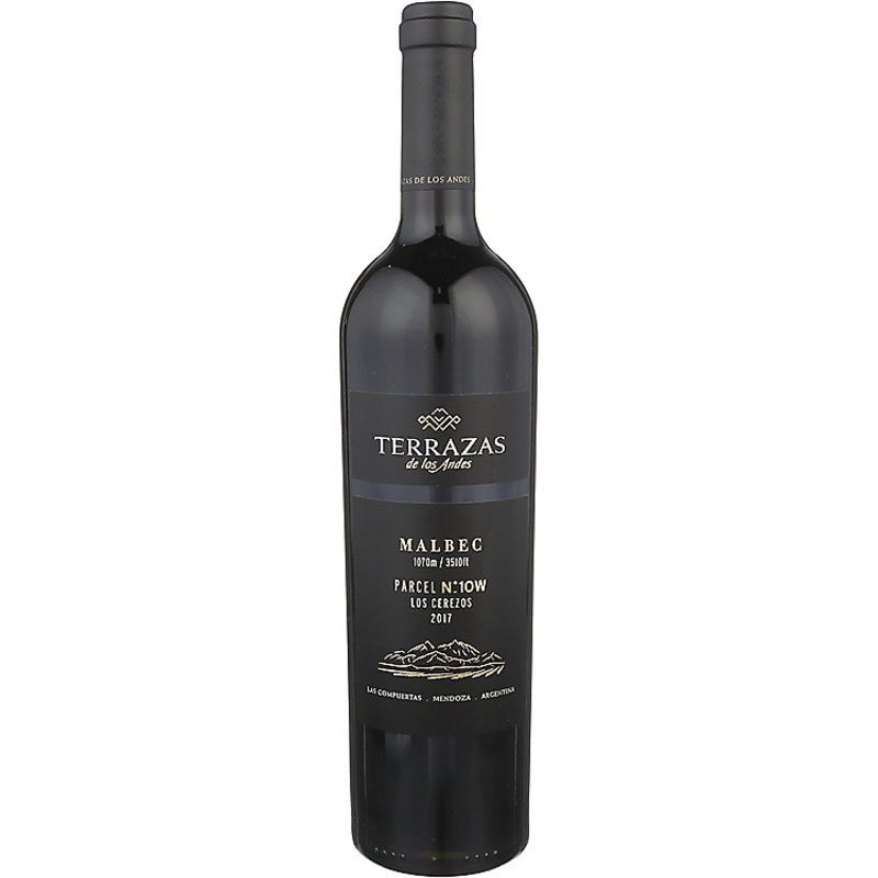 TERRAZAS DE LOS ANDES MALBEC PARCEL NO. 10W LOS CEREZOS LAS COMPUERTAS 2017 750ML
