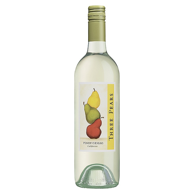 THREE PEARS PINOT GRIGIO CALIFORNIA 750ML